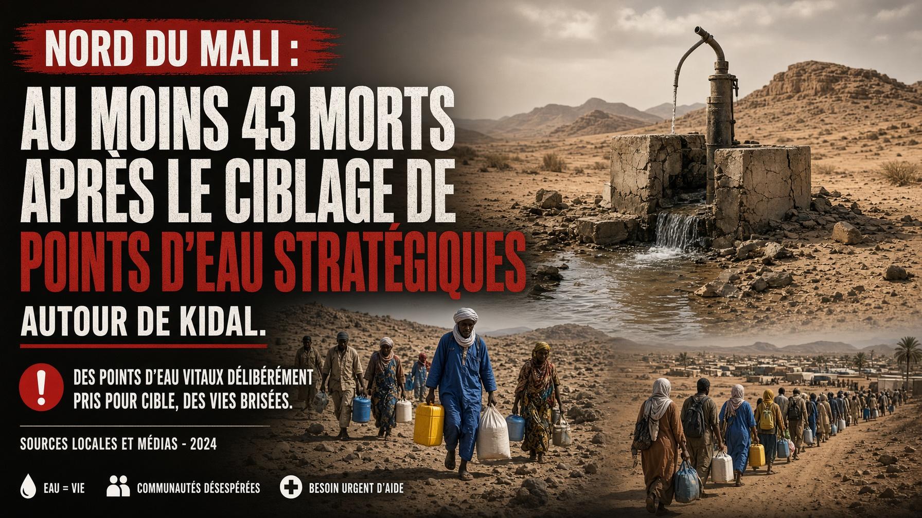 After the Kidal well strikes: 43 dead, a hardening debate and the long road back for northern Mali
