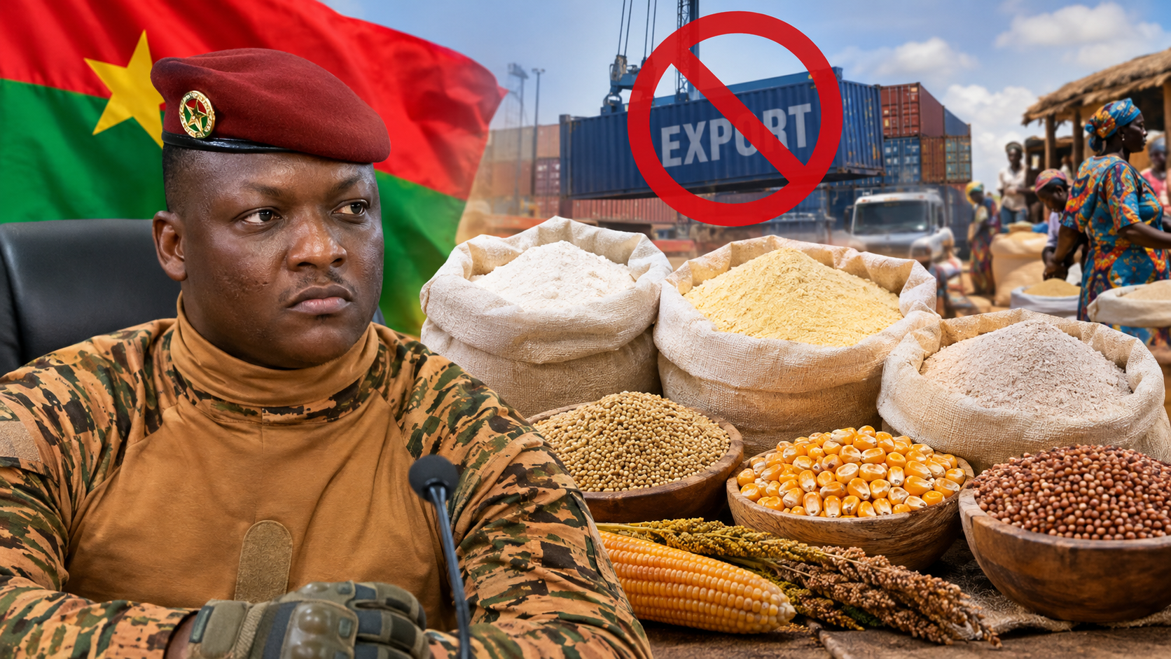 Burkina Faso imposes immediate suspension on key flour exports